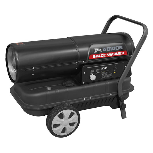 Sealey AB1008 Space Warmer® Kerosene/Diesel Heater 100000Btu/hr with Wheels