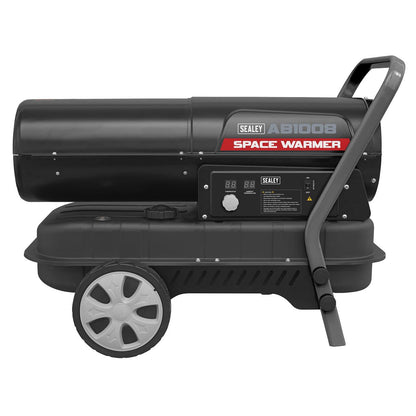 Sealey AB1008 Space Warmer® Kerosene/Diesel Heater 100000Btu/hr with Wheels