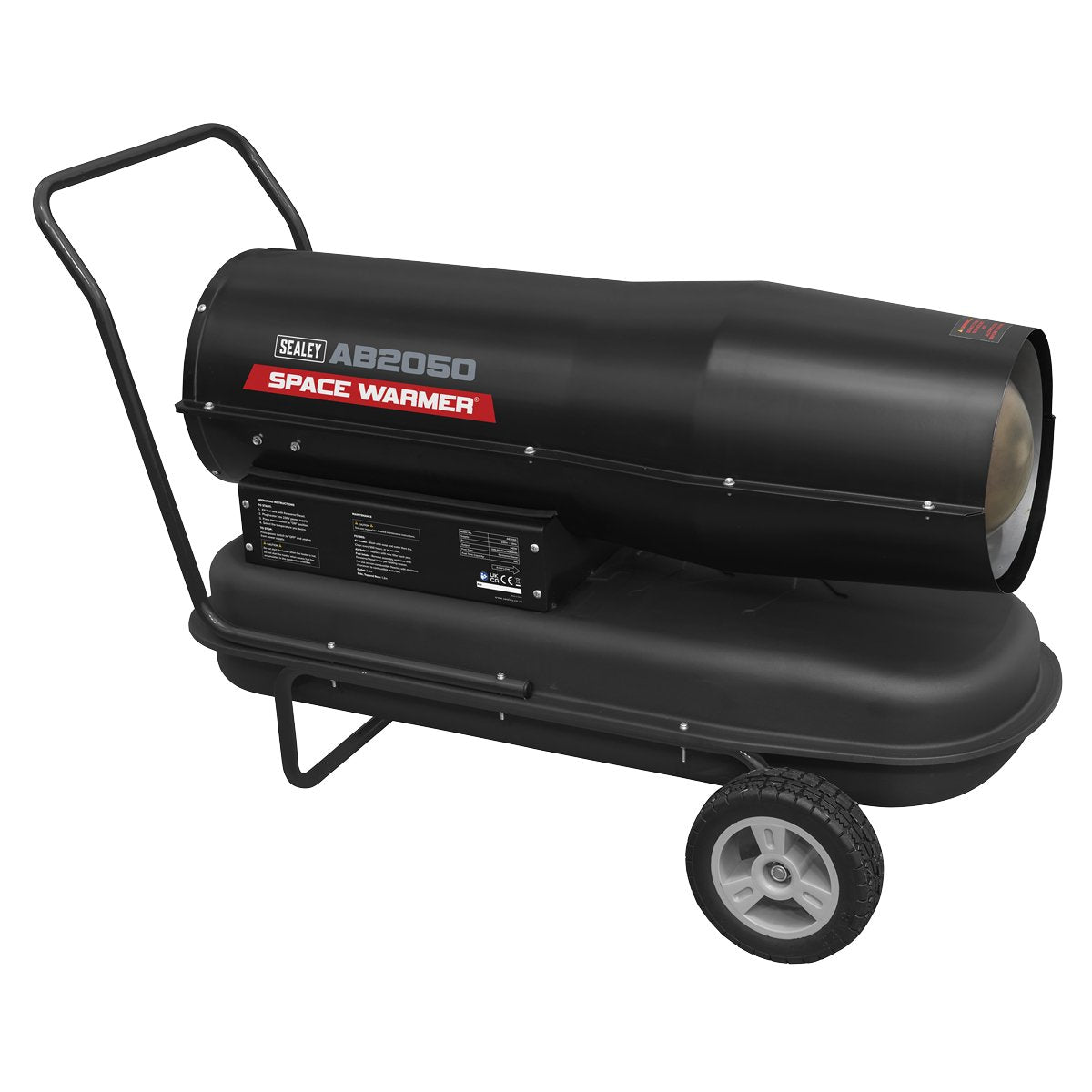 Sealey AB2050 Space Warmer® Kerosene/Diesel Heater 205000Btu/hr with Wheels