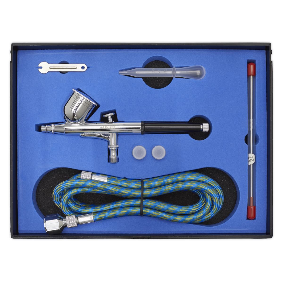 Sealey AB9321 Air Brush Kit Gravity Feed