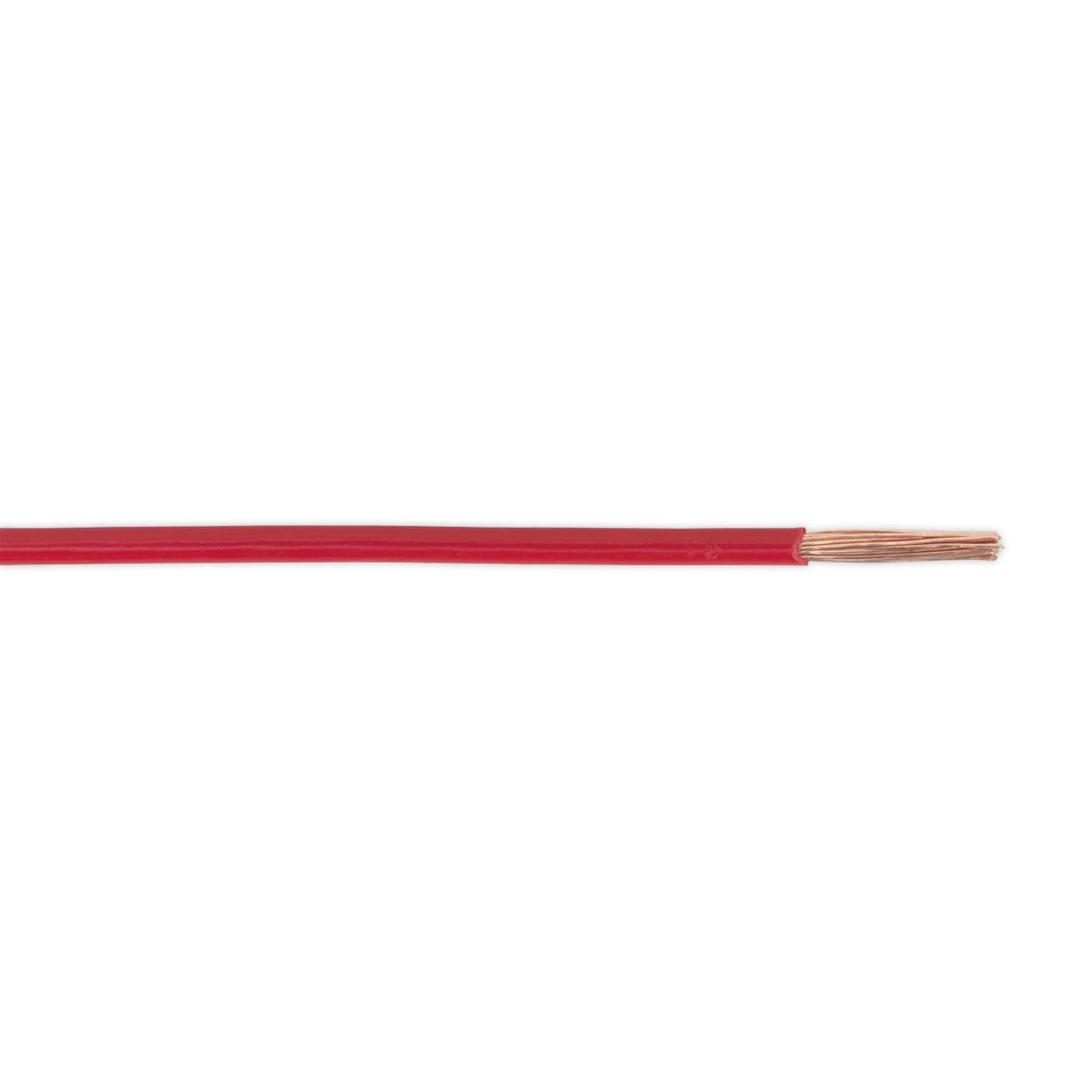 Sealey AC2830RE Automotive Cable Thin Wall Single 2mm² 28/0.30mm 50m Red