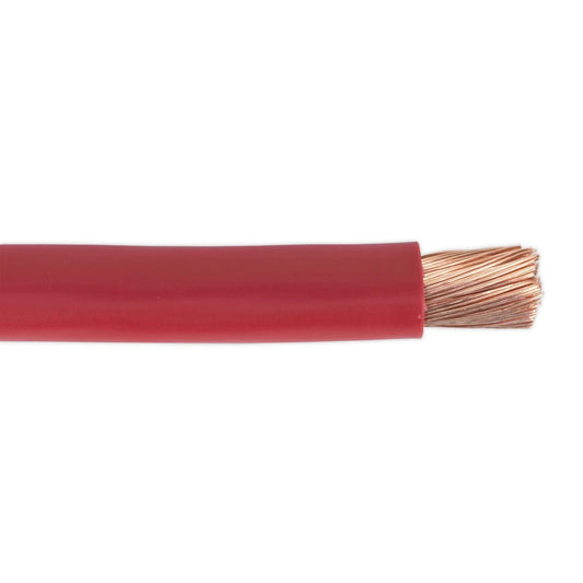 Sealey AC40SQRE Automotive Starter Cable 315/0.40mm 40mm² 300A 10m Red