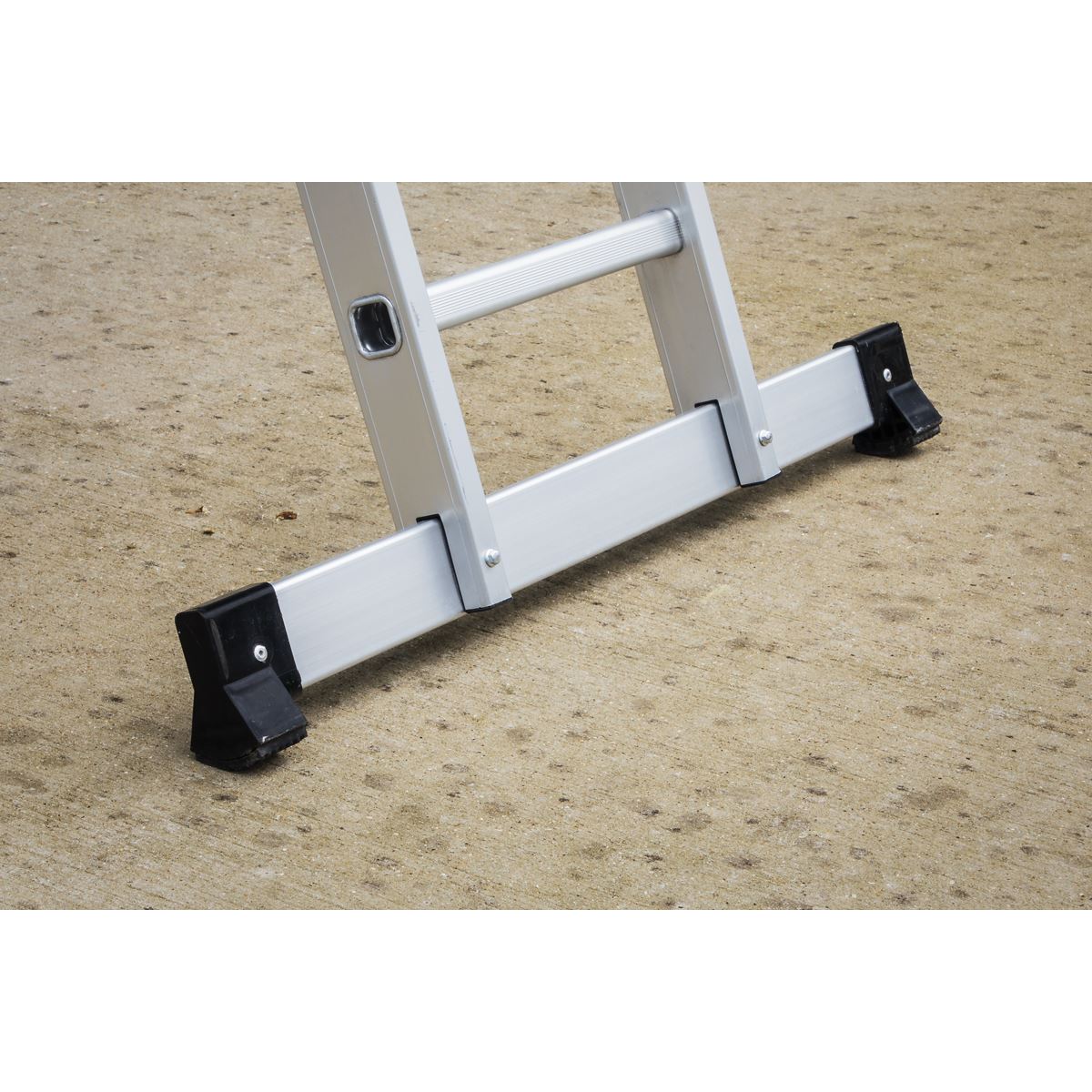 Sealey AFPL1 Aluminium Folding Platform Ladder 4 - Way EN 131