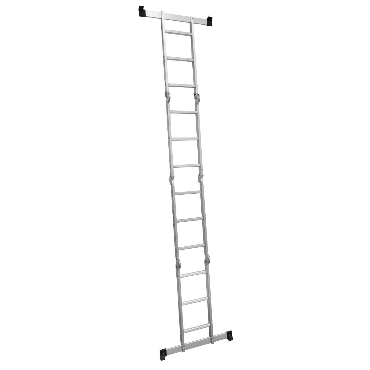 Sealey AFPL1 Aluminium Folding Platform Ladder 4 - Way EN 131