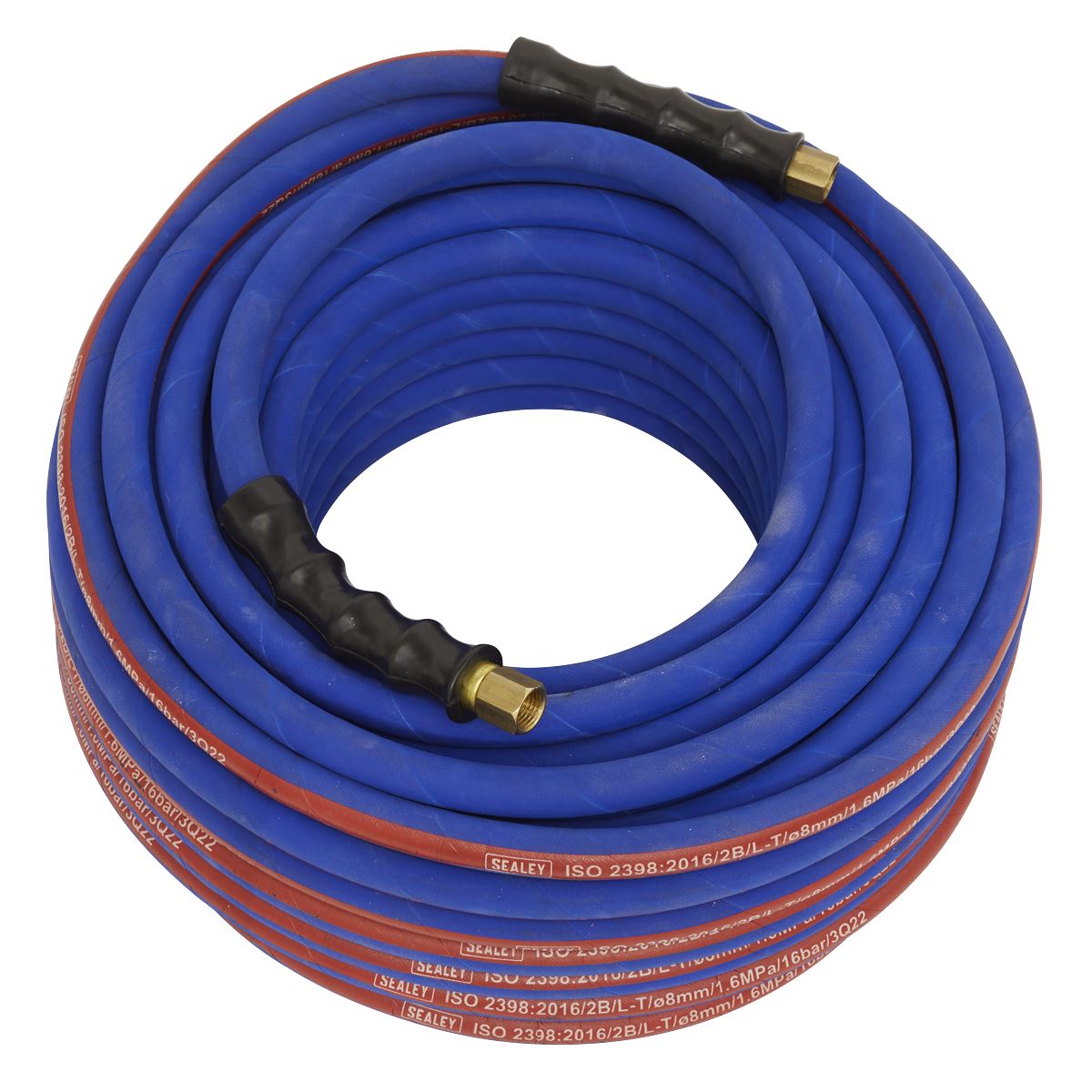 Sealey AH30R Air Hose 30m x Ø8mm with 1/4"BSP Unions Extra Heavy - Duty