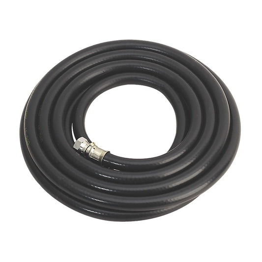 Sealey AH5RX/38 Air Hose 5m x Ø10mm with 1/4"BSP Unions Heavy - Duty