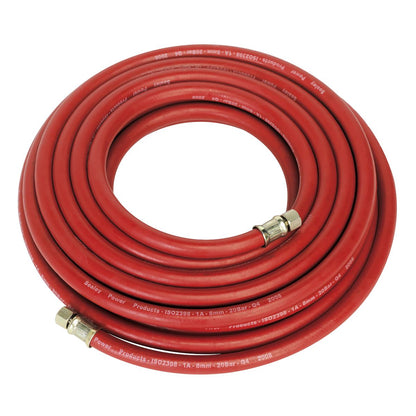 Sealey AHC10 Air Hose 10m x Ø8mm with 1/4"BSP Unions