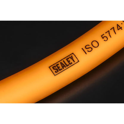 Sealey AHHC20 Air Hose 20m x Ø8mm Hybrid High - Visibility with 1/4"BSP Unions