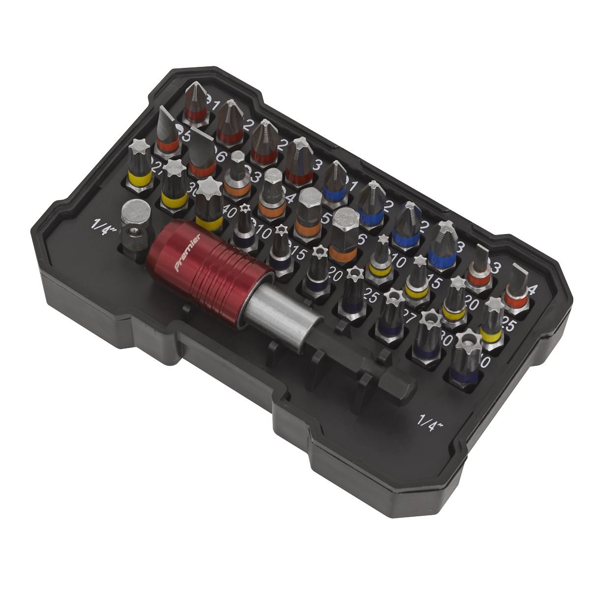 Sealey AK2110 Colour - Coded Bit Set 32pc