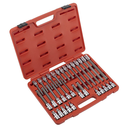 Sealey AK2194 TRX - Star* Socket Bit Set 32pc 1/2"Sq Drive