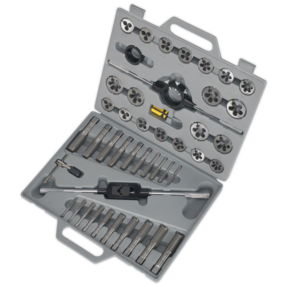 Sealey AK303 Tap & Die Set 45pc Split Dies Metric