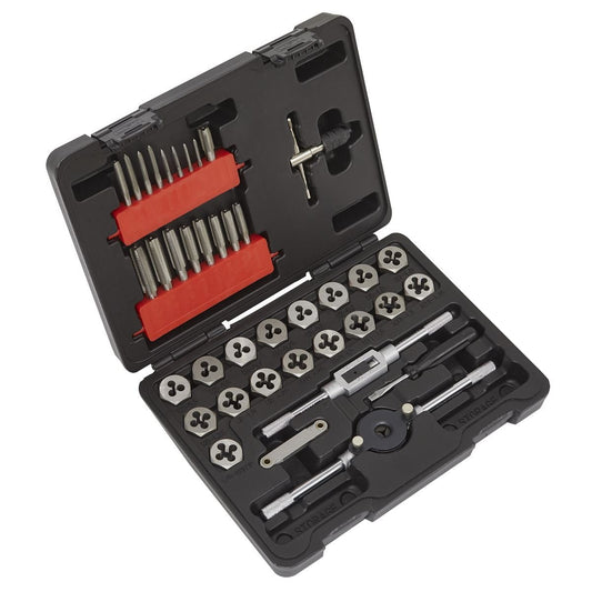 Sealey AK3039HM Tap & Hex Die Set 39pc - Metric