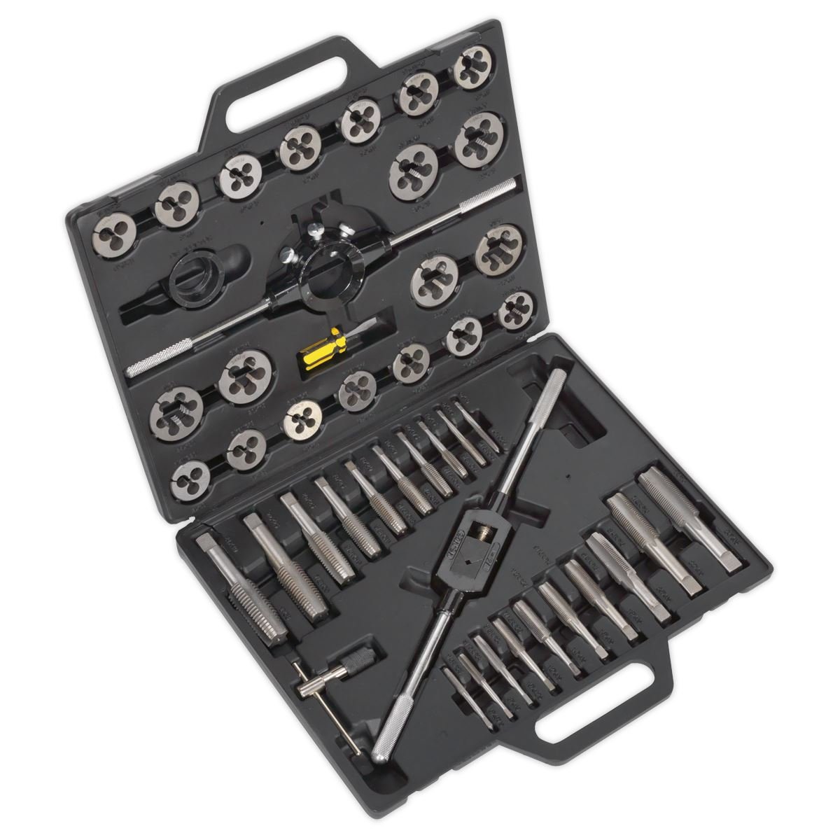 Sealey AK303IMP Tap & Die Set 45pc Split Dies Imperial