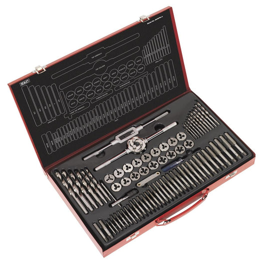 Sealey AK3076 Tap & Die Set 76pc Split Dies Metric