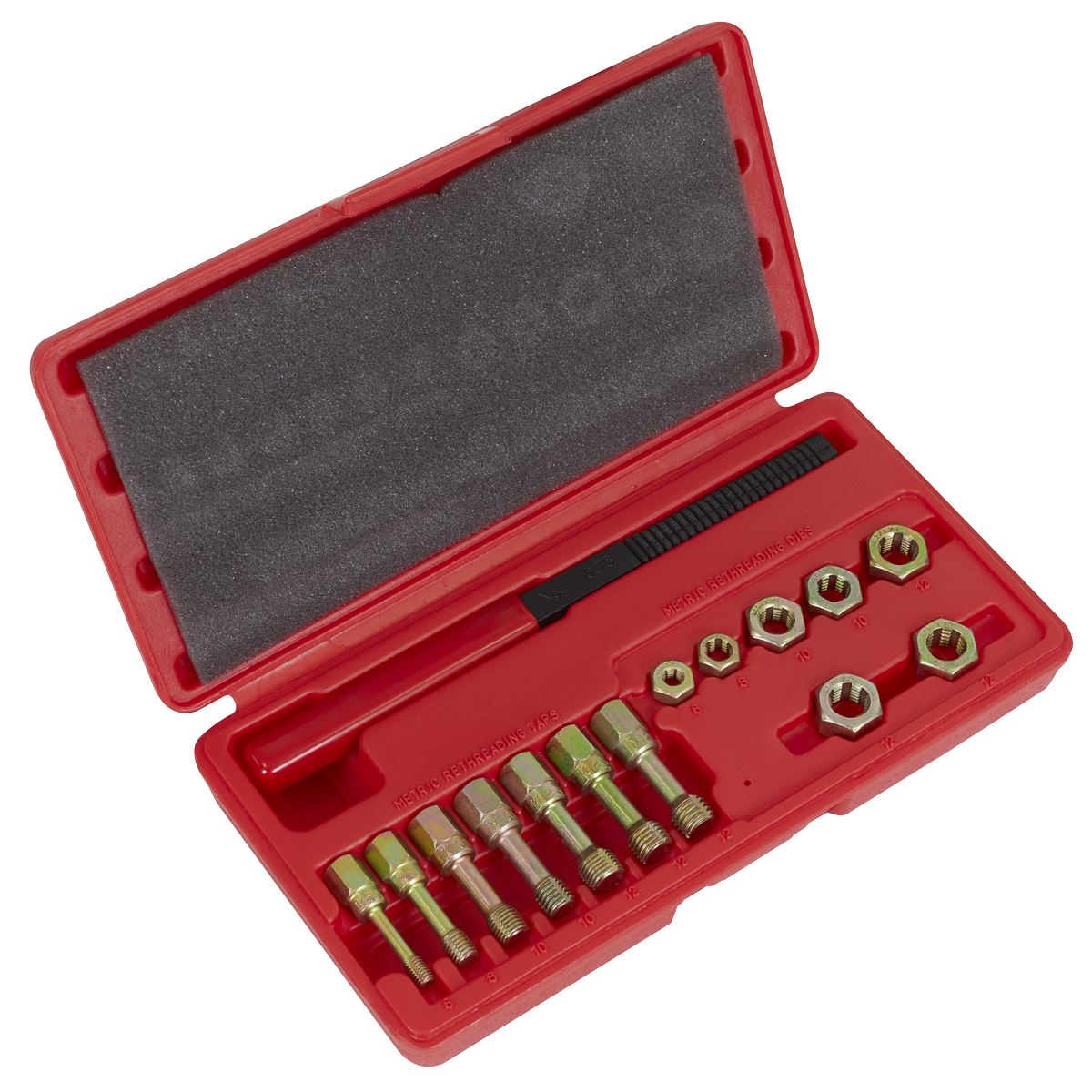 Sealey AK310 Re - Threader Kit 15pc Metric