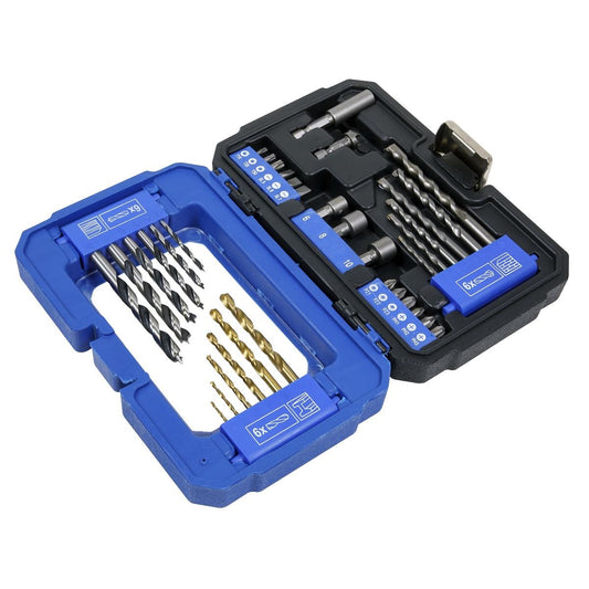 Sealey AK3735 Drill & Bit Accessory Set 35pc