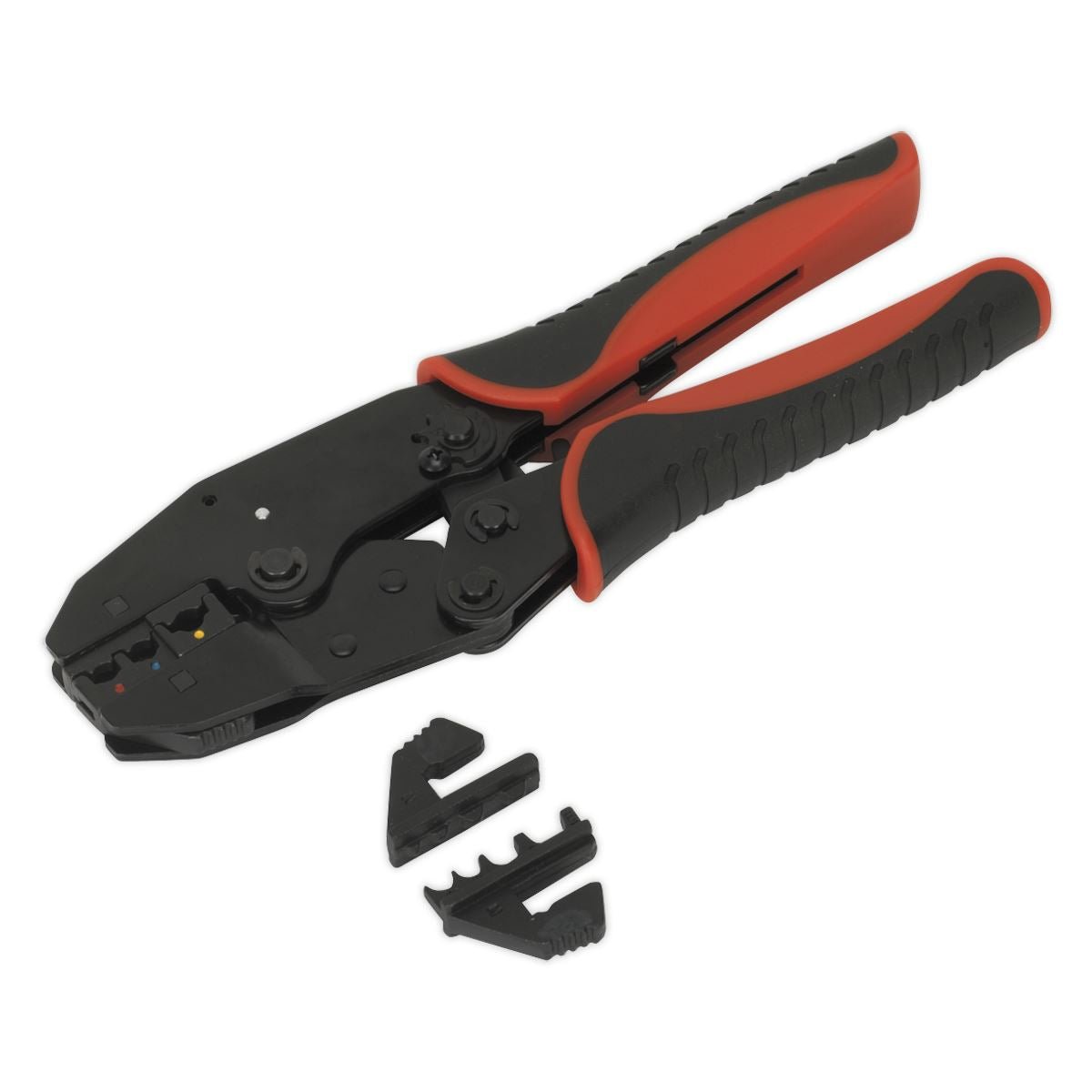 Sealey AK3857 Ratchet Crimping Tool Interchangeable Jaws