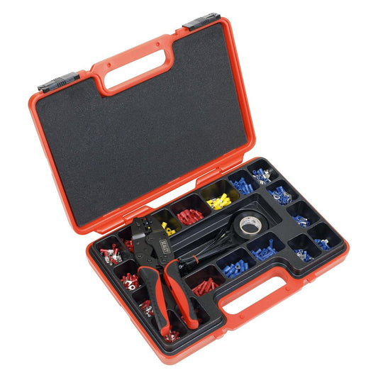 Sealey AK386 Ratchet Crimping Tool Kit 552pc