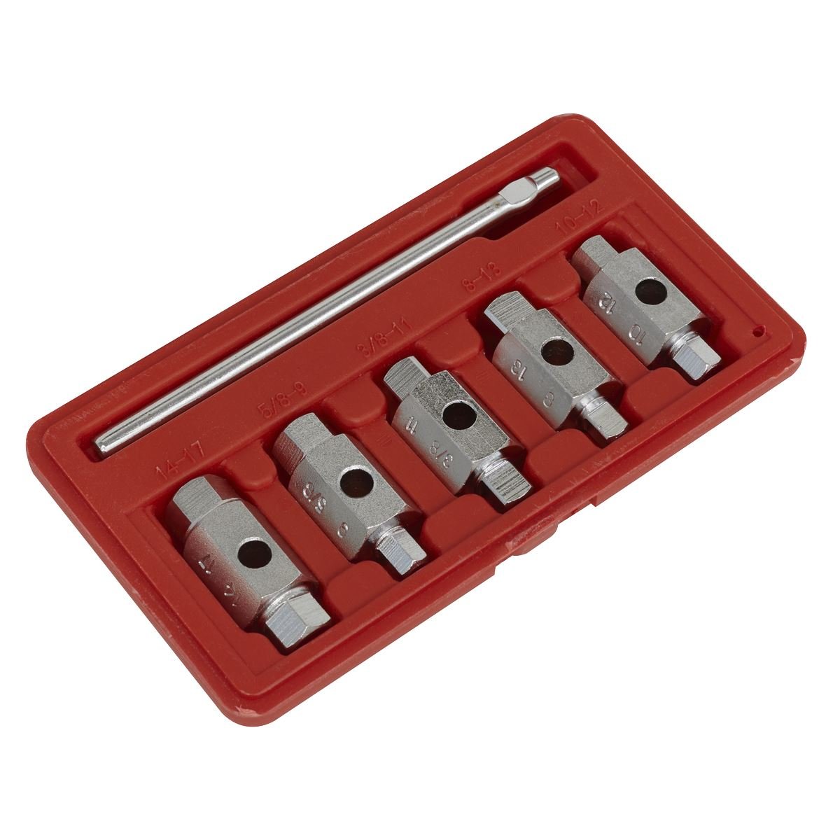 Sealey AK659 Sealey AK659 Drain Key Set 6pc Double End