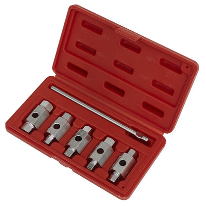 Sealey AK659 Sealey AK659 Drain Key Set 6pc Double End