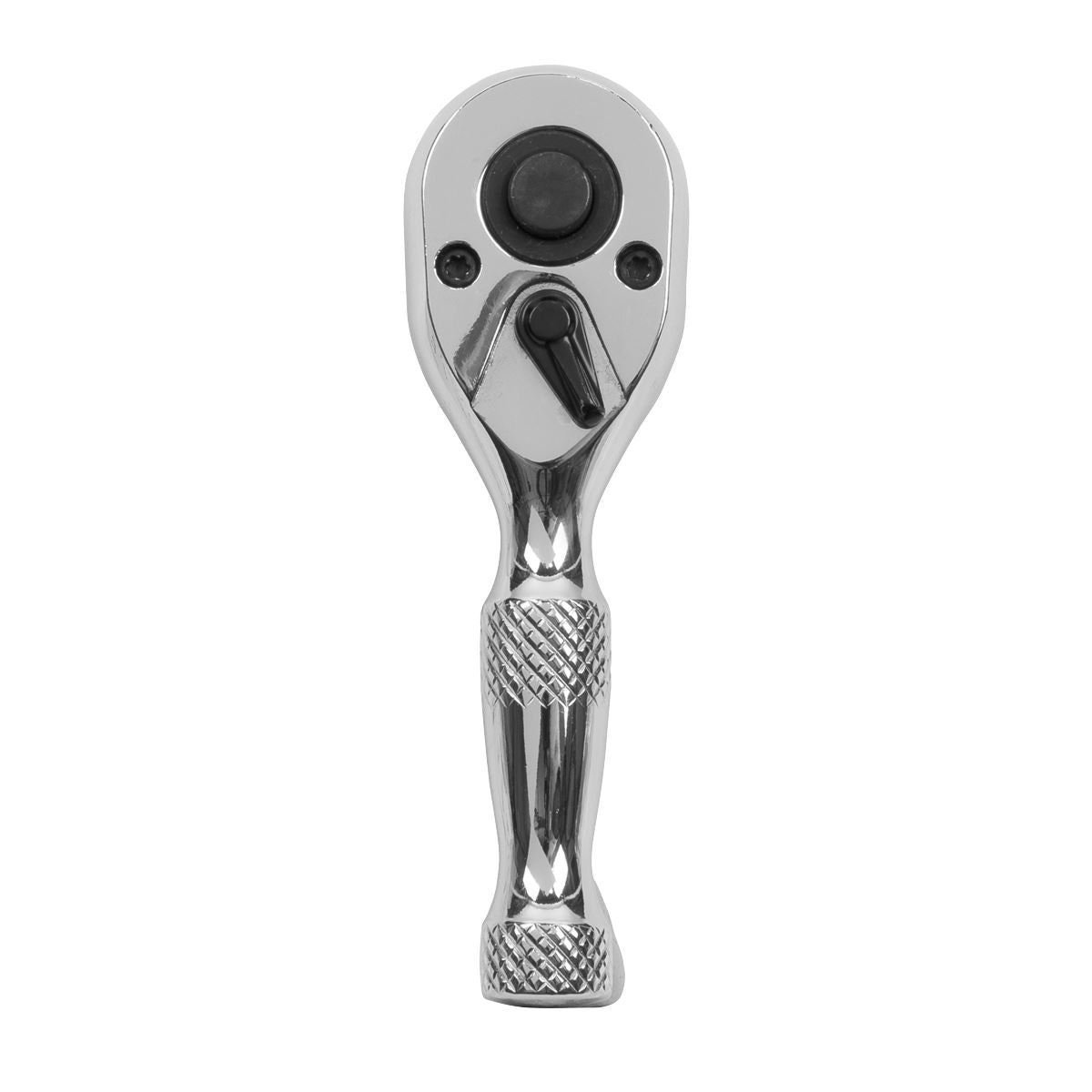 Sealey AK660S Sealey AK660S Stubby Ratchet Wrench 1/4"Sq Drive Pear - Head Flip Reverse