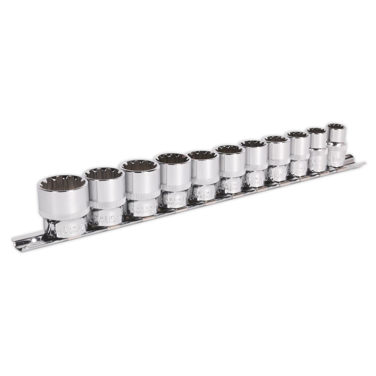 Sealey AK69911 Sealey AK69911 Socket Set 11pc 3/8"Sq Drive Total Drive®