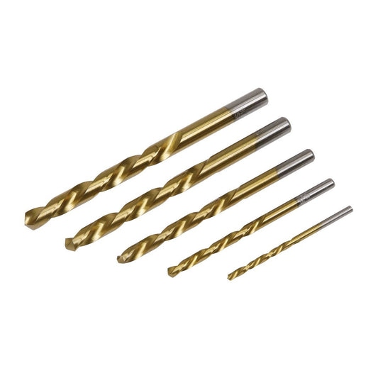 Sealey AK8189 Left-Hand Spiral Drill Bit Set 5pc-McCormickTools