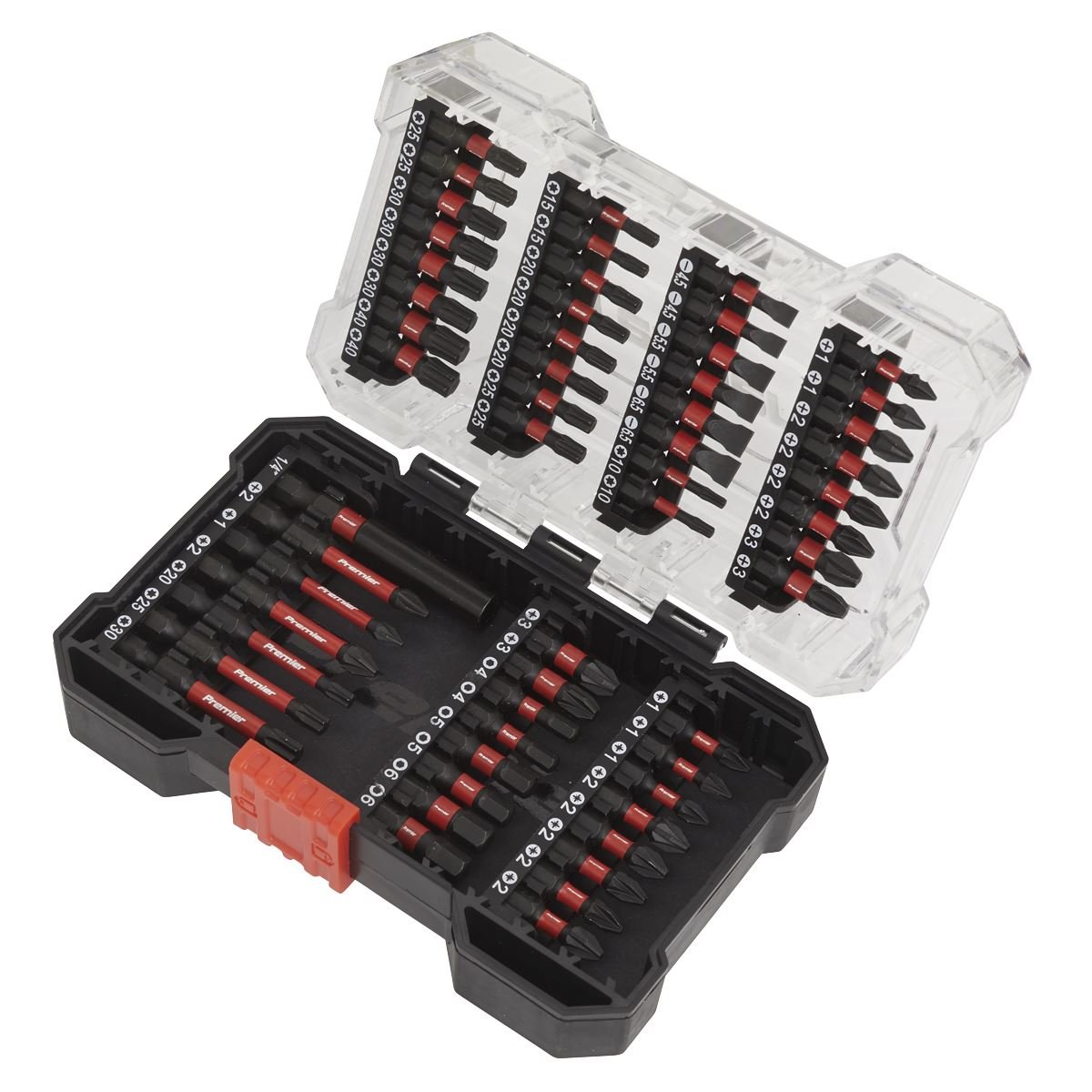 Sealey AK8281 Power Tool Bit Set 55pc Impact Grade-McCormickTools