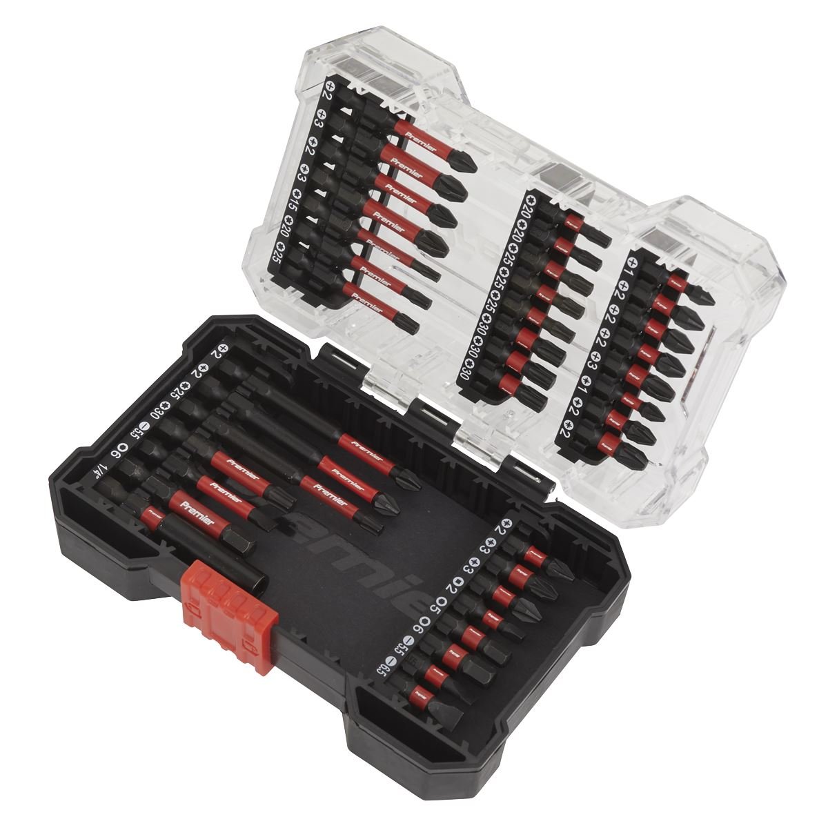 Sealey AK8282 Power Tool Bit Set 38pc Impact Grade-McCormickTools