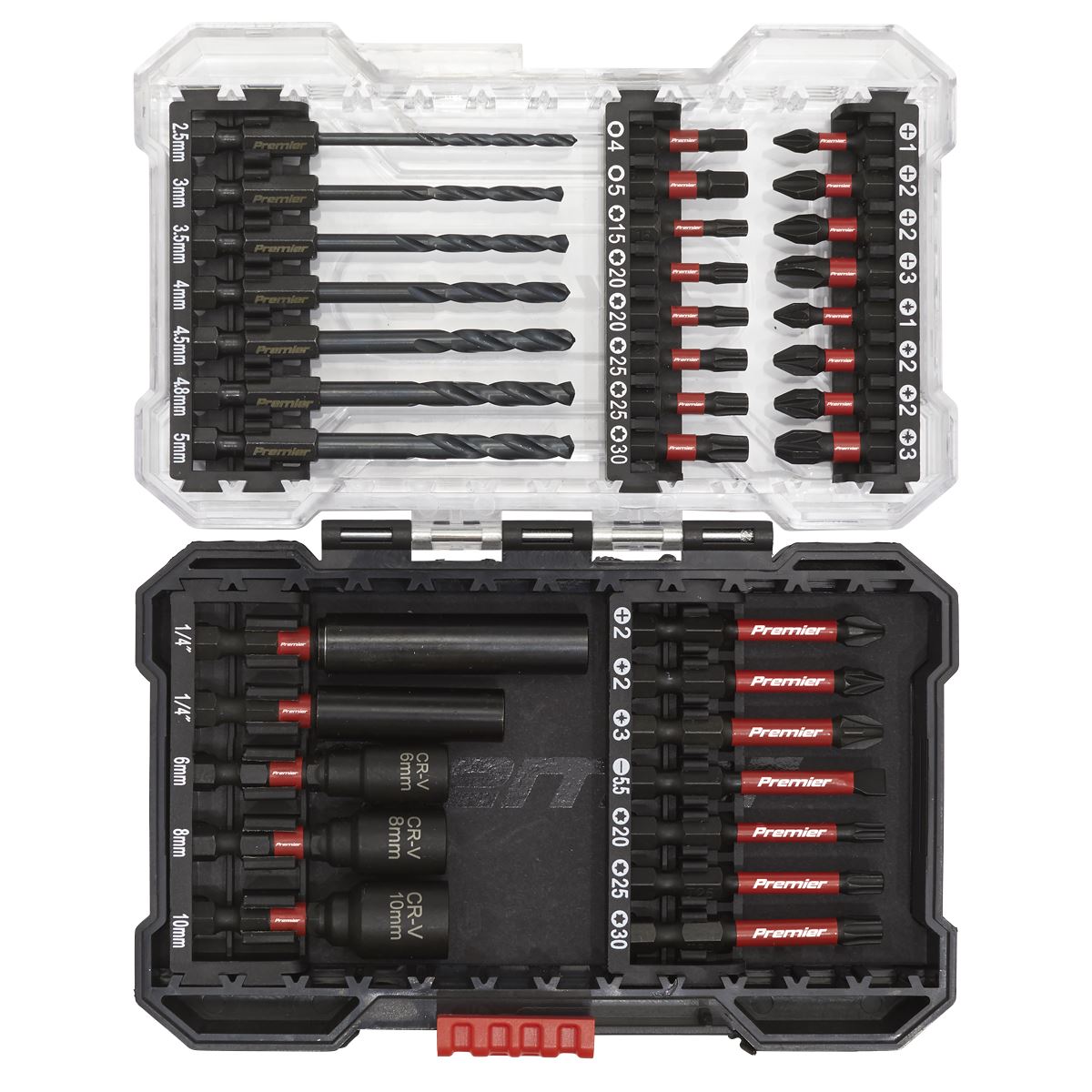 Sealey AK8284 Power Tool Bit Set 35pc Impact Grade-McCormickTools