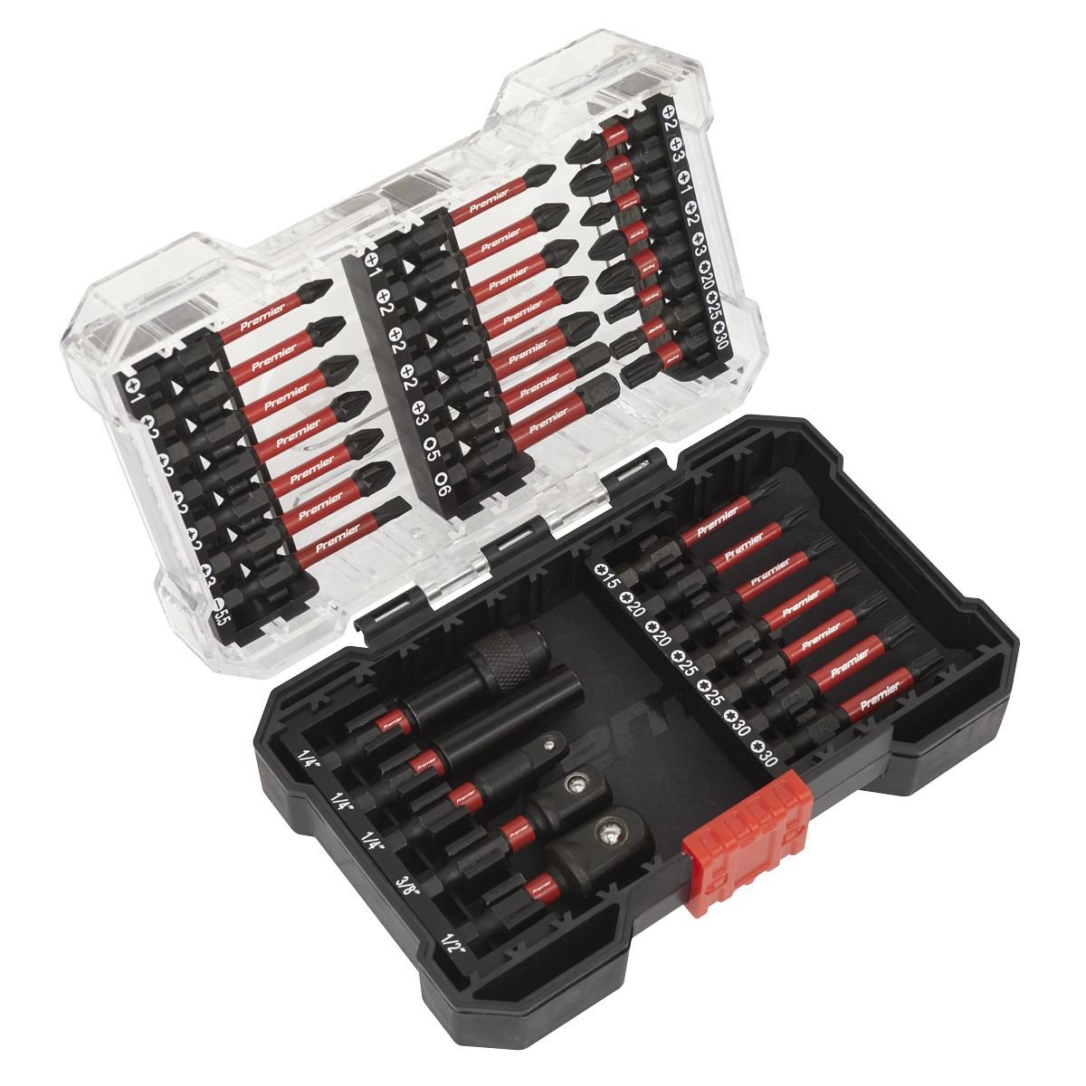 Sealey AK8285 Power Tool Bit Set 34pc Impact Grade-McCormickTools