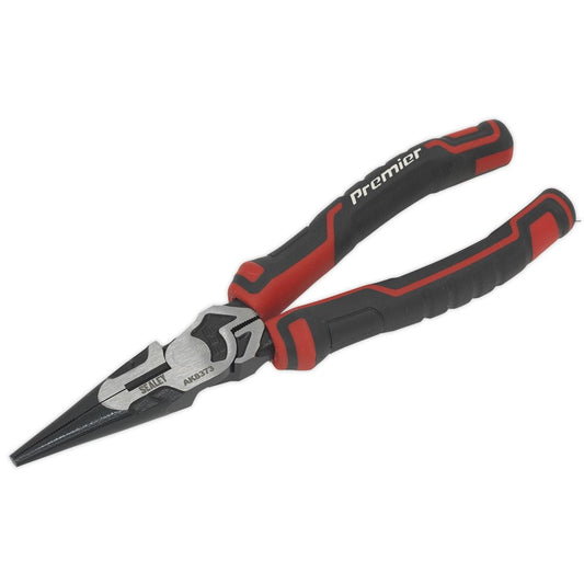 Sealey AK8373 Long Nose Pliers High Leverage 200mm-McCormickTools