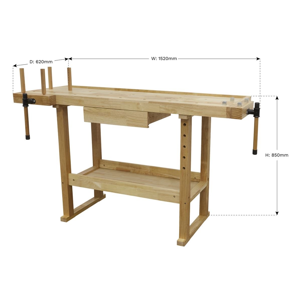 Sealey AP1520 Woodworking Bench-McCormickTools