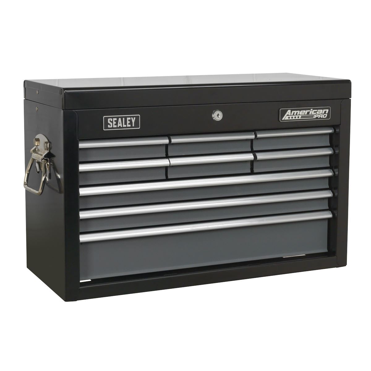 Sealey AP2509B Topchest 9 Drawer with Ball-Bearing Slides - Black/Grey-McCormickTools