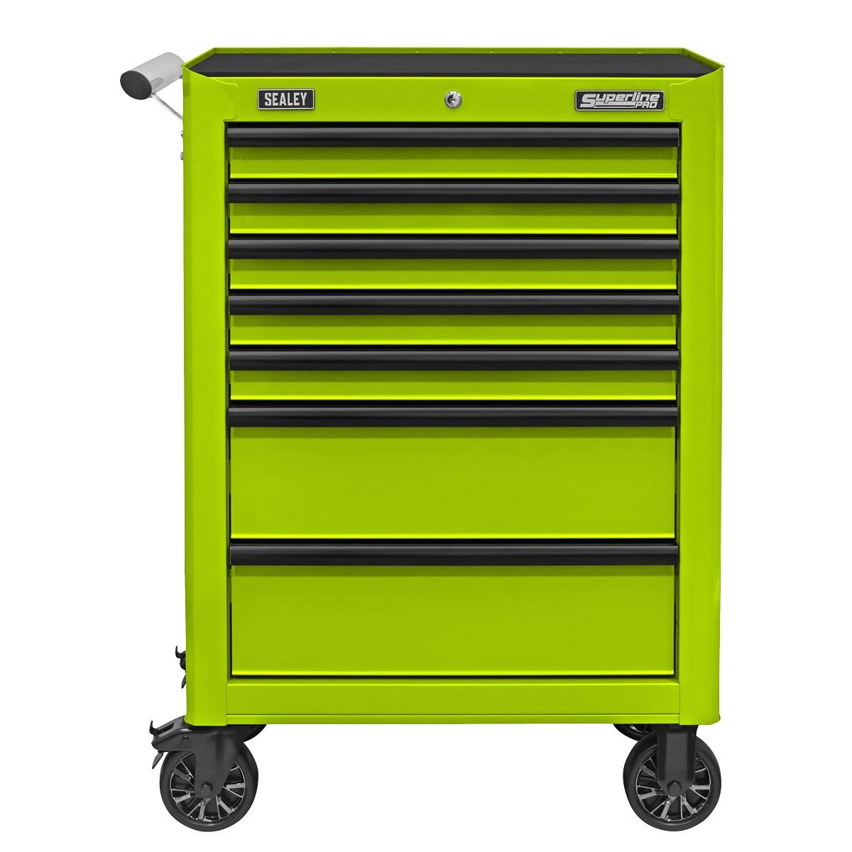 Sealey AP26479THV Sealey AP26479THV Rollcab 7 Drawer with Ball - Bearing Slides - Green/Black