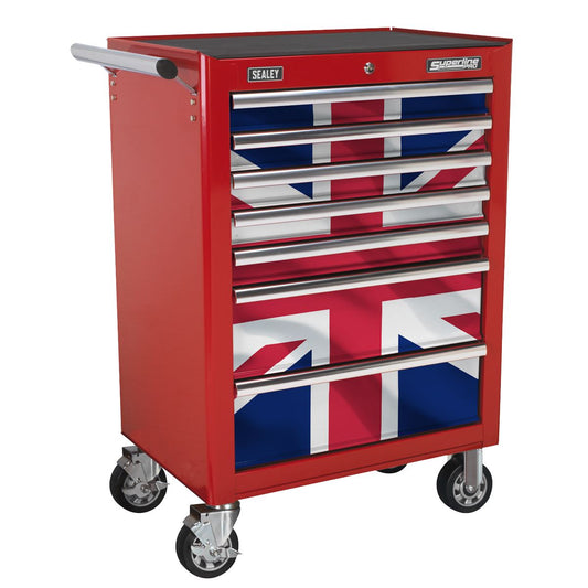 Sealey AP26479TUJ Sealey AP26479TUJ Union Jack Graphics 7 Drawer Rollcab Kit