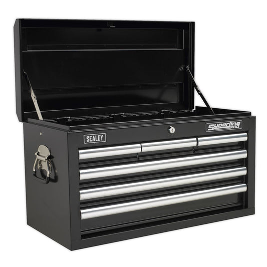 Sealey AP33069B Sealey AP33069B Topchest 6 Drawer with Ball - Bearing Slides - Black