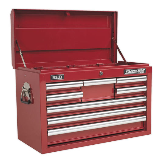 Sealey AP33089 Sealey AP33089 Topchest 8 Drawer with Ball - Bearing Slides - Red