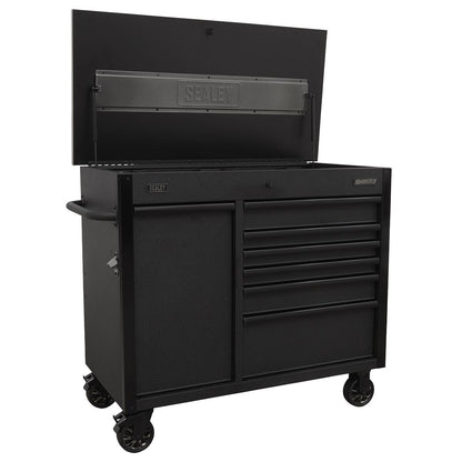 Sealey AP4206BE Sealey AP4206BE Mobile Tool Cabinet 1120mm with Power Tool Charging Drawer