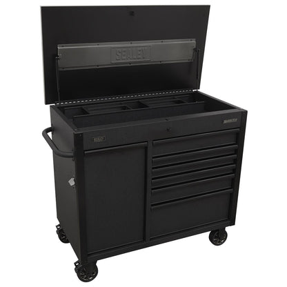 Sealey AP4206BE Sealey AP4206BE Mobile Tool Cabinet 1120mm with Power Tool Charging Drawer