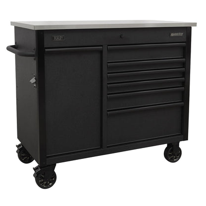 Sealey AP4206BE Sealey AP4206BE Mobile Tool Cabinet 1120mm with Power Tool Charging Drawer