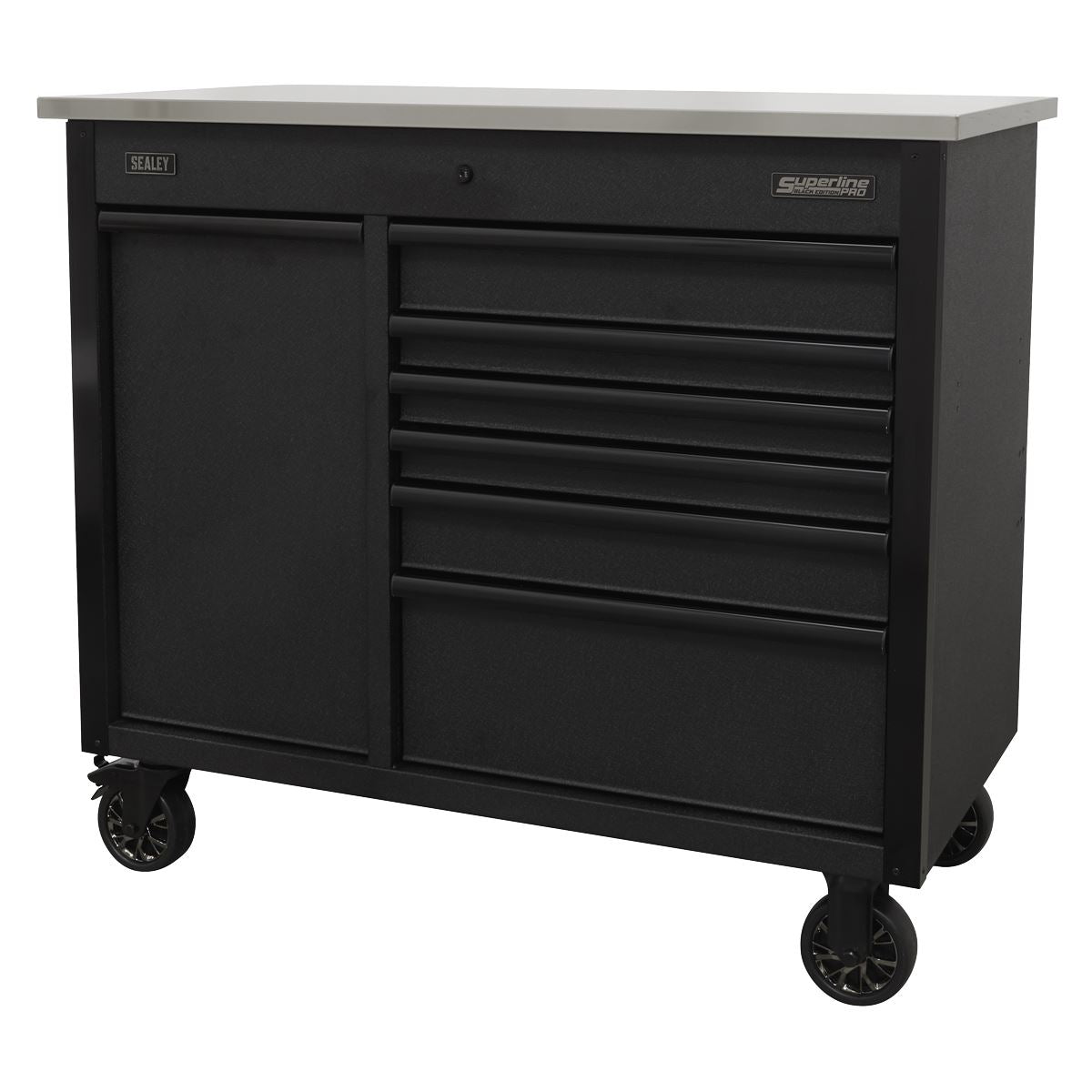 Sealey AP4206BE Sealey AP4206BE Mobile Tool Cabinet 1120mm with Power Tool Charging Drawer