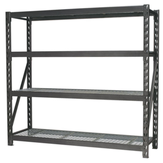 Sealey AP6572 Heavy-Duty Racking Unit with 4 Mesh Shelves 640kg Capacity Per Level 1956mm-McCormickTools