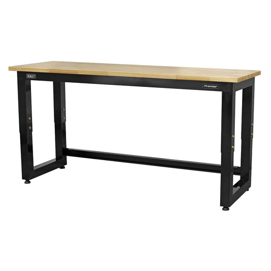 Sealey APMS22 Steel Adjustable Workbench with Wooden Worktop 1830mm - Heavy - Duty