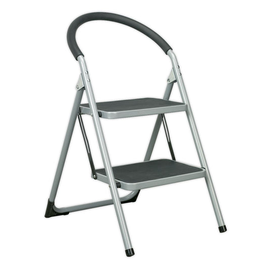 Sealey ASL2 Step Stool 2 - Tread 150kg Capacity EN14183