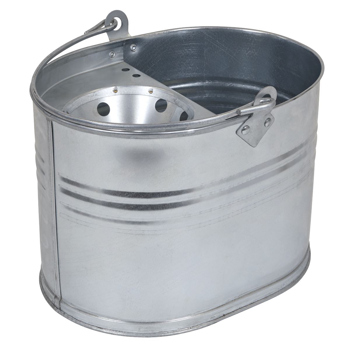 Sealey BM08 Mop Bucket 13L - Galvanized