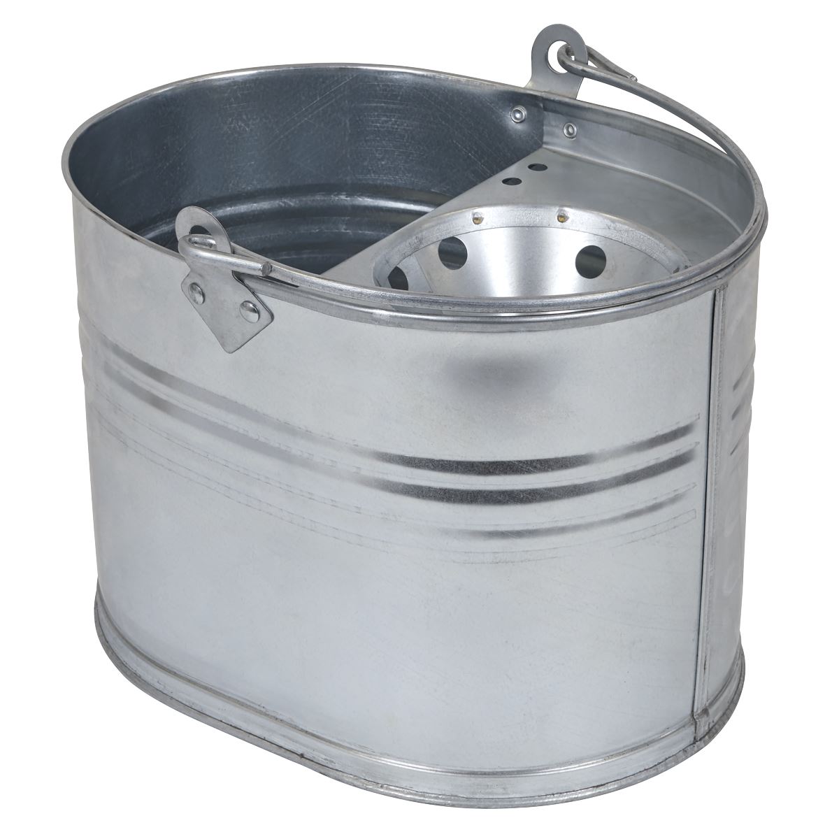 Sealey BM08 Mop Bucket 13L - Galvanized