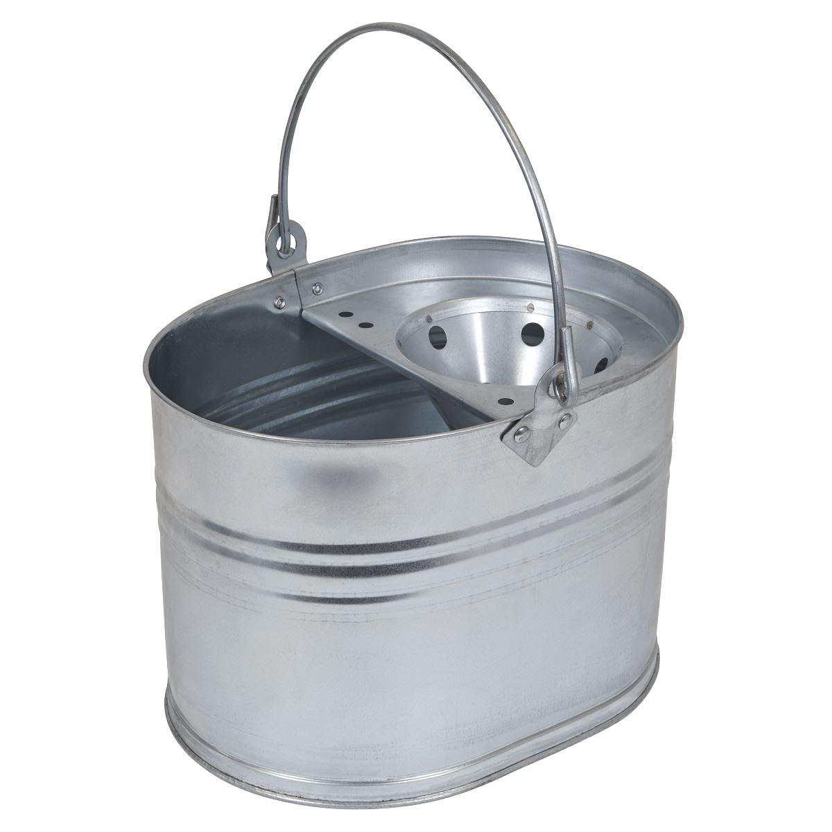 Sealey BM08 Mop Bucket 13L - Galvanized