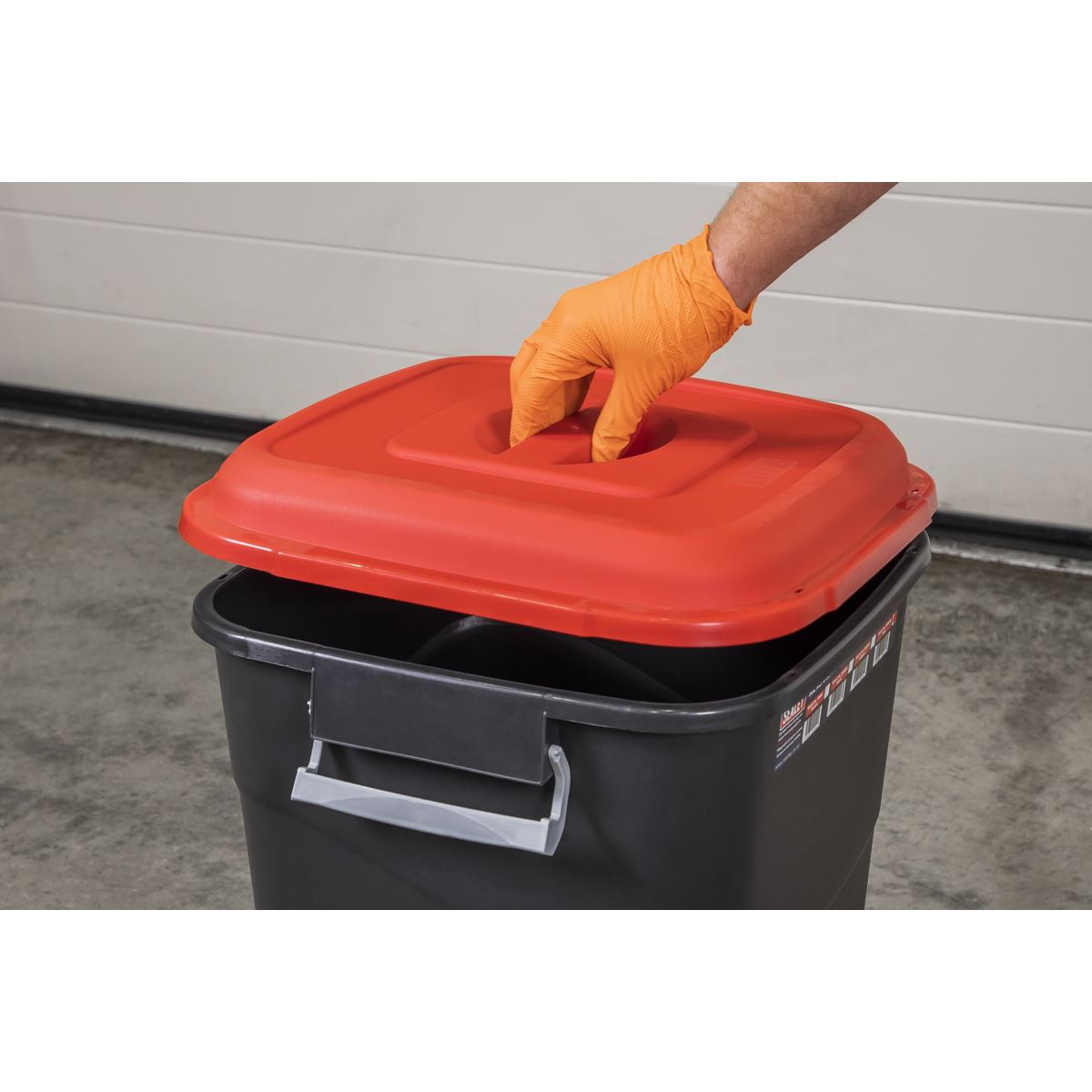 Sealey BM50R Refuse/Storage Bin 50L - Red