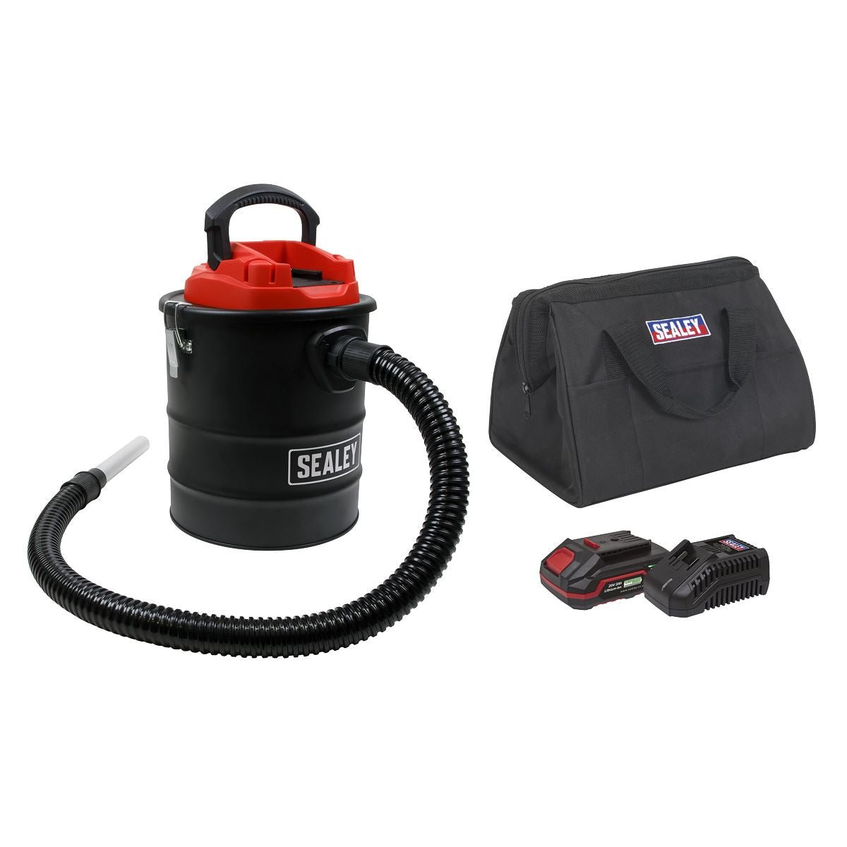 Sealey CP20VAVKIT1 Handheld Ash Vacuum Cleaner 15L Kit 20V 2Ah SV20 Series